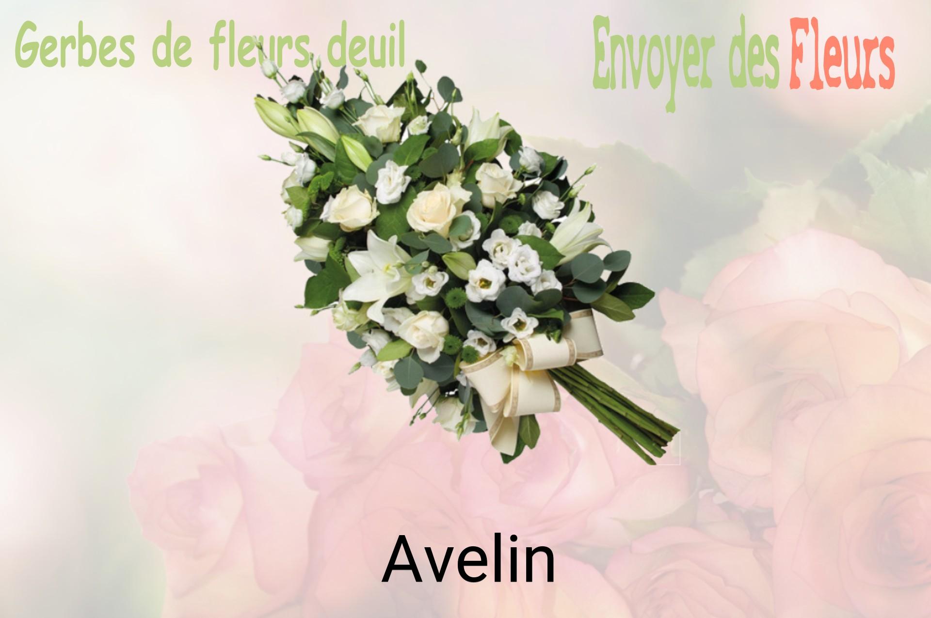 Gerbe de fleurs de deuil livrée à Avelin